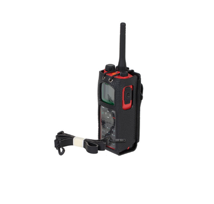購入 双方向ラジオのアクセサリー Hytera LCY009 内部的に安全な革の荷物ケース オンライン製造