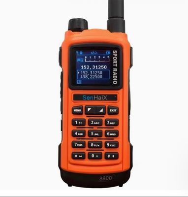 購入 SenHaiX 8800 5W UHF VHF ウォーカートーク 128チャンネル オンライン製造