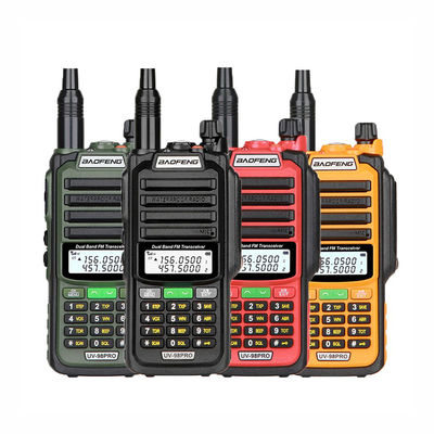 購入 UV-98 PRO High Power Walkie Talkie with 5W Output 1500mAh Battery and IPX4 Water Resistance Portable Two Way Radio オンライン製造