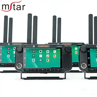 購入 YANTON TM-7600 プロフェッショナル 4G LTE PTT ラジオ (GPS および IP ネットワーク搭載、モバイル車載通信用) オンライン製造
