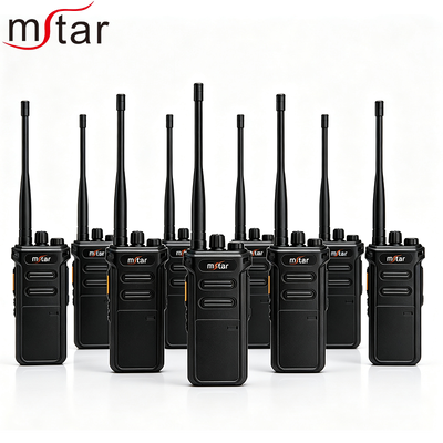 購入 MSTAR トランシーバー 10W出力 0-5km通信距離 4800mAh大容量バッテリー搭載 オンライン製造