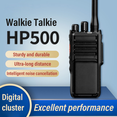 デジタル二方向ラジオ HP500 GPS ブルートゥース UHF VHF プロフェッショナル DMR ポータブル 二方向ラジオ ウォーキートーク