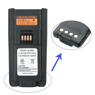 バッテリー BL1806 BL2505 2000mAh バッテリー PT580 PT580H PT580H Plus 充電可能な交換ウォーキー・トッキー