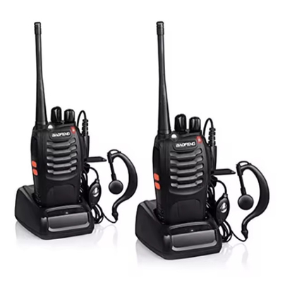 3 - 8 Km UHF バオフェン BF-888S 無線ウォーキー・トーク 400-470MHZ 長距離ラジオ