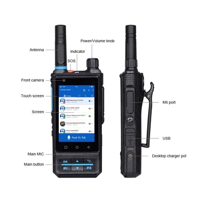 Inrico S200 ビッグディスプレイ 4G LTE フロントカメラ 2MP Wi-Fi ワンクリック SOS GPS ビデオ/音声
