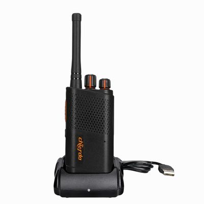 Chierda CD21 ミニトランシーバー 5W UHF VHF ポータブル双方向無線機