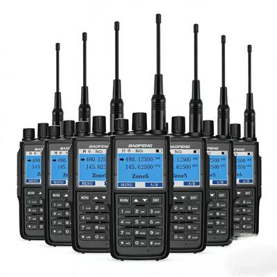 バオフェン UV-22GD 5W VHF UHF 3 バンド ウォーキー・トーキー NOAA 機能と長距離送信機