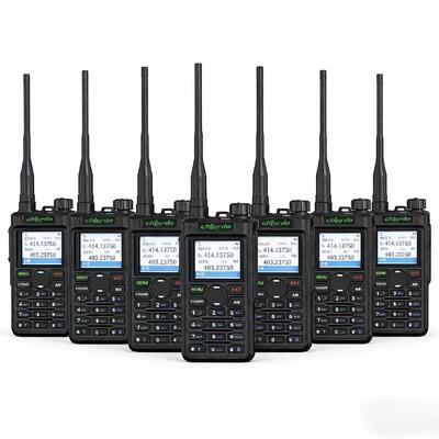 デュアルバンドVHF UHF、AES 256暗号化、フルキーパッド搭載DMR無線トランシーバー
