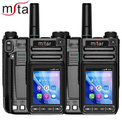 MSTAR M-328T ハンドヘルド 4G POC LTE トランシーバー 高解像度 2.4インチ Android OS およびダブルカメラ搭載