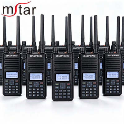 Baofeng BF-H6 プロフェッショナル 10W 出力パワー ウォーキートーキー (VHF & UHF 周波数、防水設計)